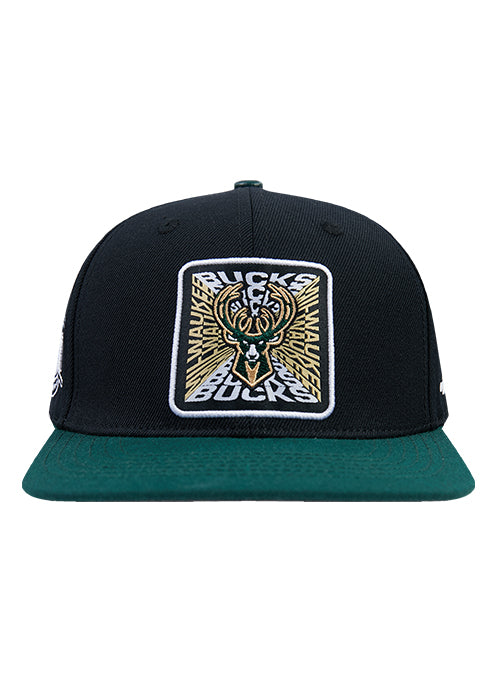 Pro Standard Vision Milwaukee Bucks Wool Snapback Hat - Image 3