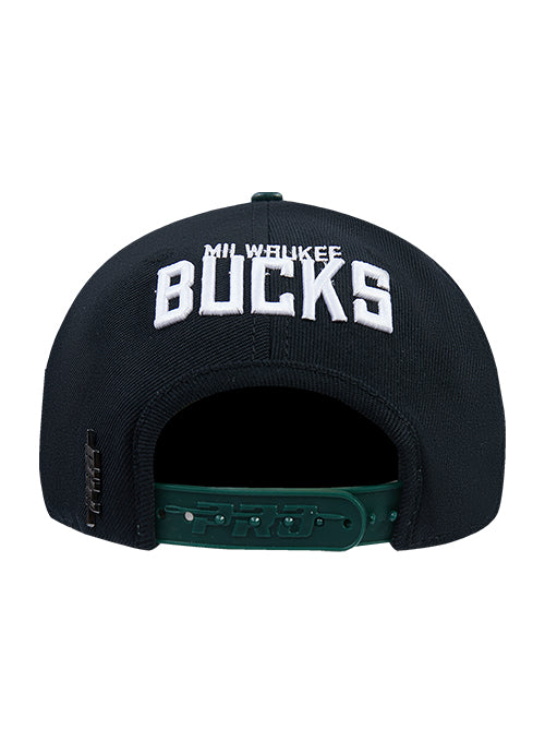 Pro Standard Vision Milwaukee Bucks Wool Snapback Hat - Image 4