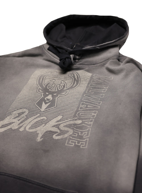 Sportiqe Blake Milwaukee Bucks Icon Logo Hooded Sweatshirt - Image 2