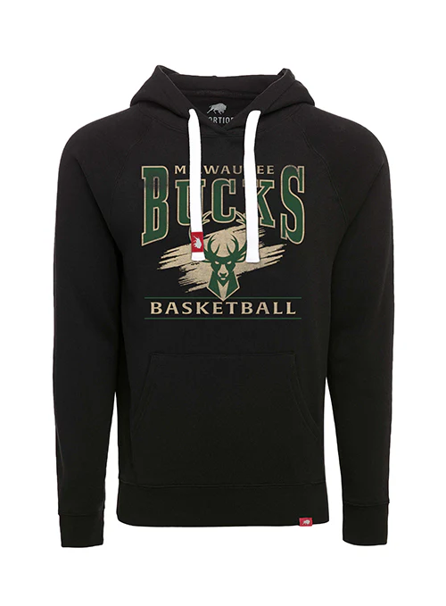 Sportiqe Olsen Greenwich Velvet Milwaukee Bucks Hooded Sweatshirt