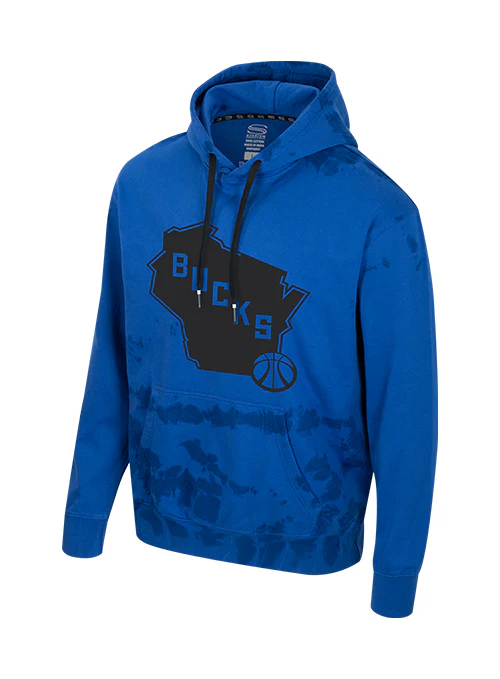 Stadium Essentials Washed 3.0 Milwaukee Bucks Hooded Sweatshirt