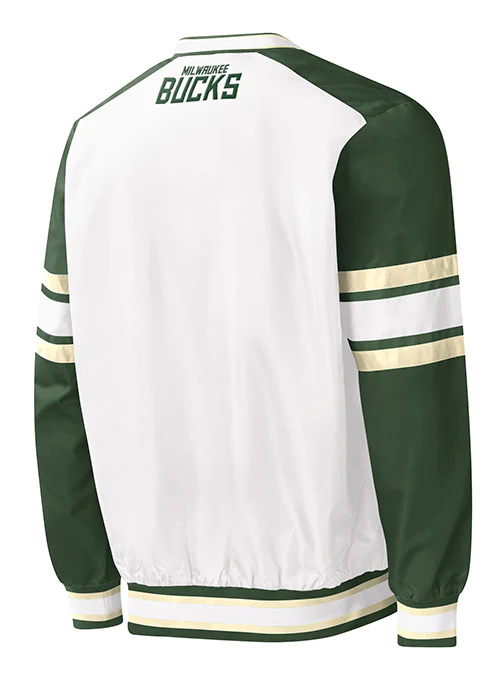 Starter The Recruit Milwaukee Bucks V-Neck Pullover - Image 2