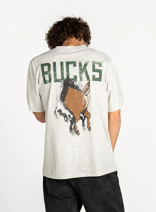 The Wild Collective Tear Through Milwaukee Bucks T-Shirt - Image 4