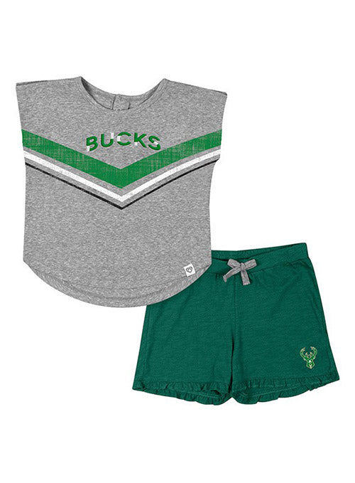 Toddler Girls Snowball Milwaukee Bucks Short Set
