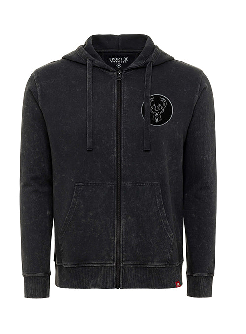 Sportiqe Metal Peppers Milwaukee Bucks Full-Zip Hooded Sweatshirt