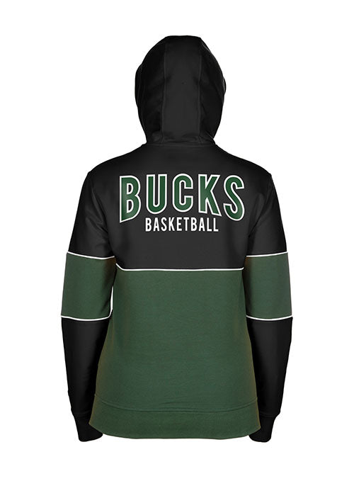 Women's New Era Primary Secondary Milwaukee Bucks Full Zip Hooded Sweatshirt - Image 2