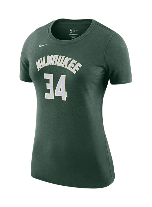 Women's Nike 2022 Icon Edition Giannis Antetokounmpo Milwaukee Bucks T-Shirt - Image 2
