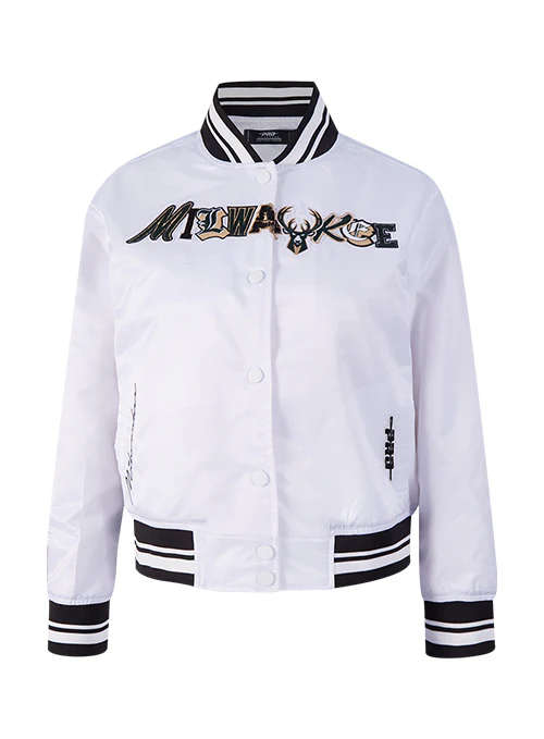 Women's Pro Standard Ransom Milwaukee Bucks Satin Jacket