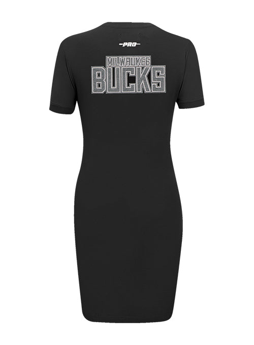 Women's Pro Standard Reverse Terry Milwaukee Bucks Bodycon T-Shirt Dress - Image 2