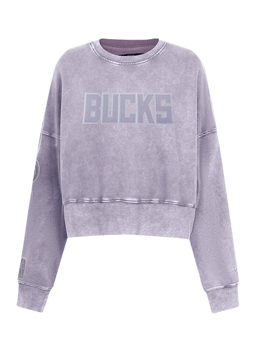 Women's Pro Standard Street Team Milwaukee Bucks Crewneck Sweatshirt