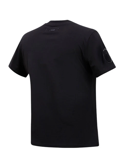 Women's Pro Standard Triple Black Slim Milwaukee Bucks T-Shirt - Image 2