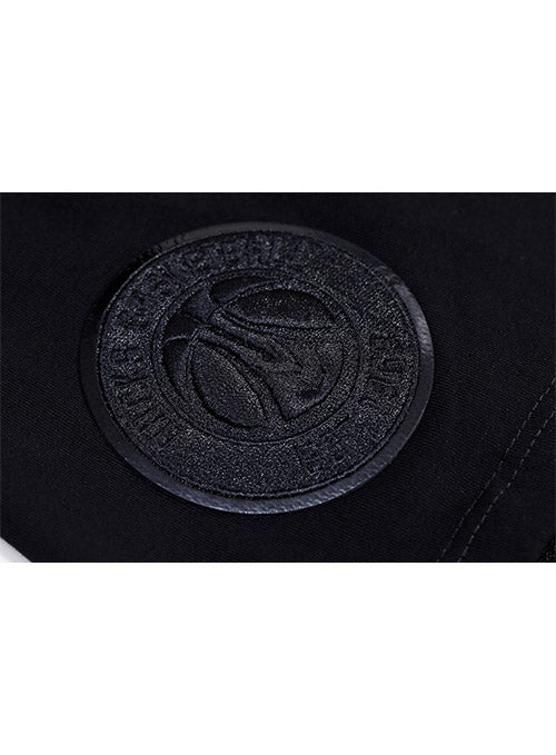 Women's Pro Standard Triple Black Slim Milwaukee Bucks T-Shirt - Image 4