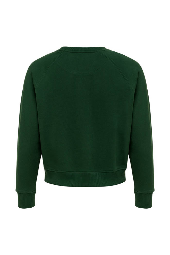 Women's Sportiqe 2025-26 City Edition Ashlyn Chenille Milwaukee Bucks Crewneck Sweatshirt - Image 2