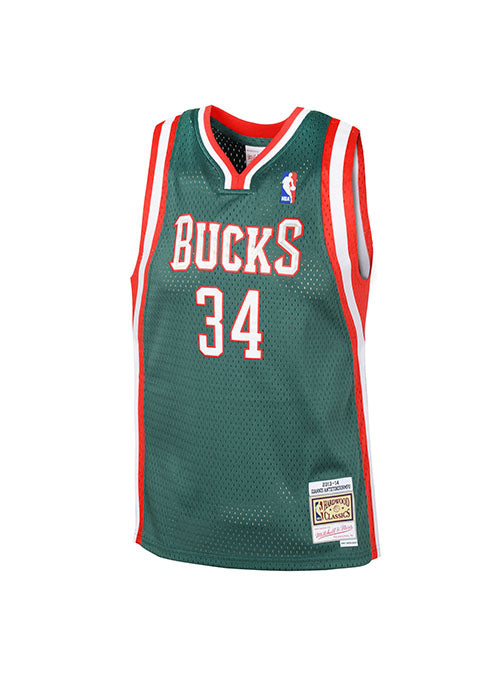 Youth Mitchell & Ness HWC '13 Giannis Antetokounmpo Milwaukee Bucks Swingman jersey - Image 2
