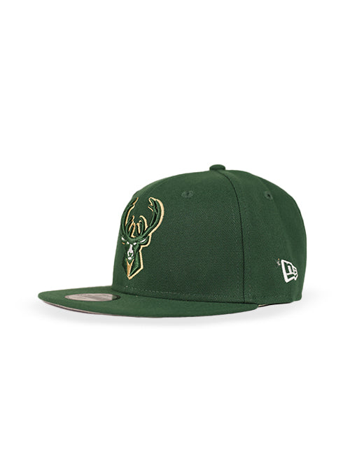 Youth New Era 9Fifty State Patch Milwaukee Bucks Snapback Hat