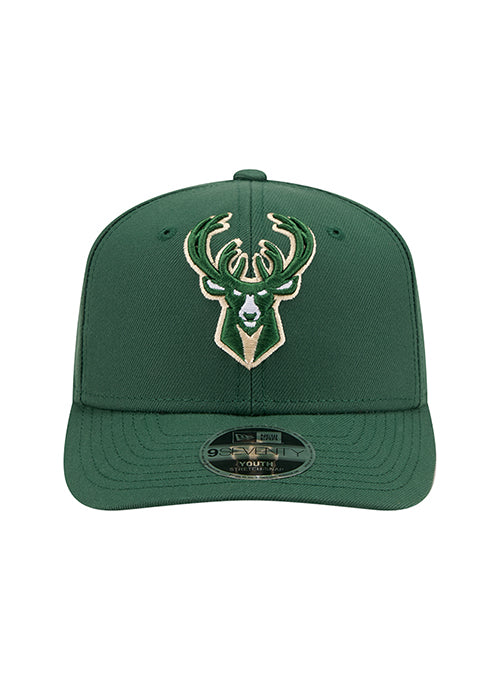 Youth New Era 9Seventy Perform Milwaukee Bucks Stretch-Snap Hat - Image 3