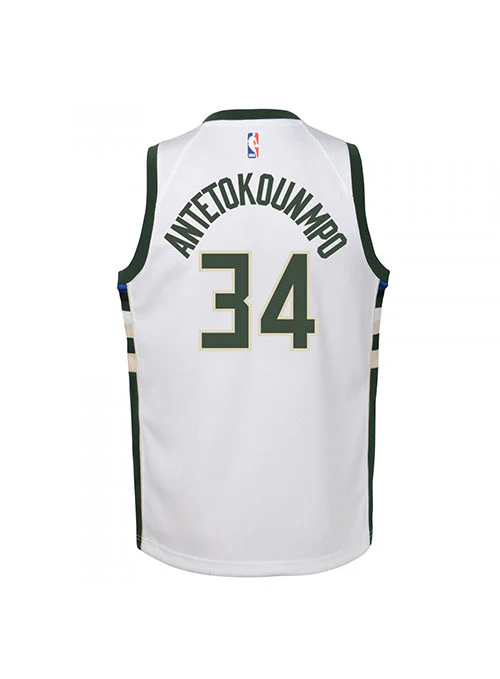 Youth Nike 2022 Association Giannis Antetokounmpo Milwaukee Bucks Swingman Jersey