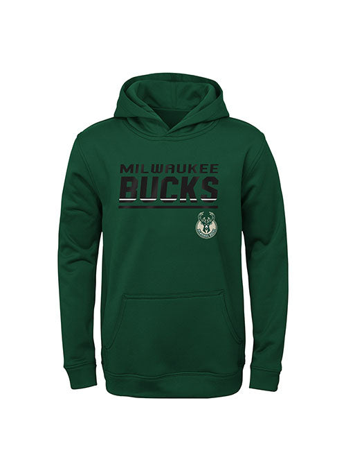 Youth Outerstuff Headliner Milwaukee Bucks Hooded Sweatshirt
