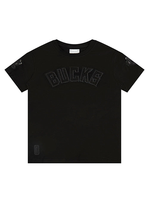 Youth Pro Standard Triple Black Milwaukee Bucks T-Shirt
